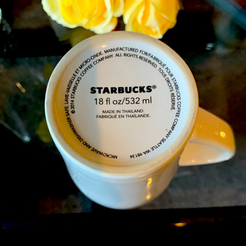 Starbucks LATTE MUG. 2014 Black Siren Mermaid Mug,cup. 18oz. Great condition. - Picture 2 of 4
